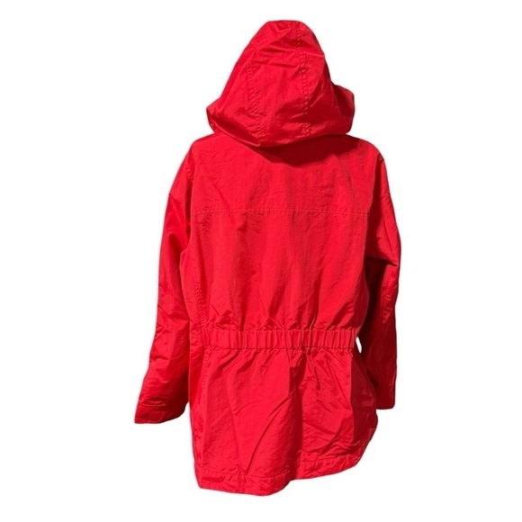 Tommy Hilfiger Windbreaker Hooded Nylon Red Zip Up. Women’s Size XXL - Picture 2 of 13